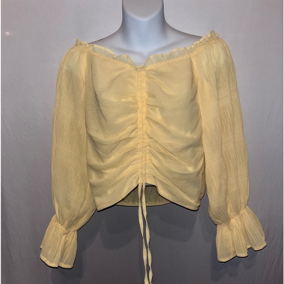 NWT yellow blouse from Buckle - Picture 1 of 3